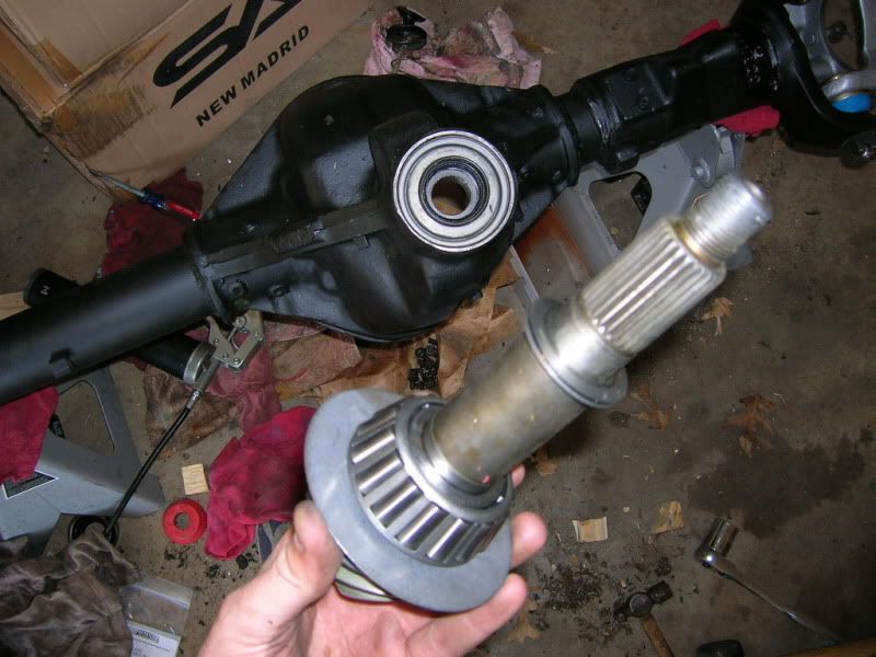 Dana 44 Gear Install / Make your own Setup Bearings Bronco Forum